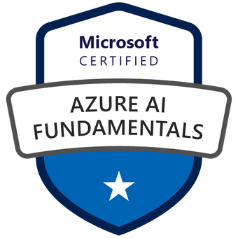 Azure AI fundamentals certificate